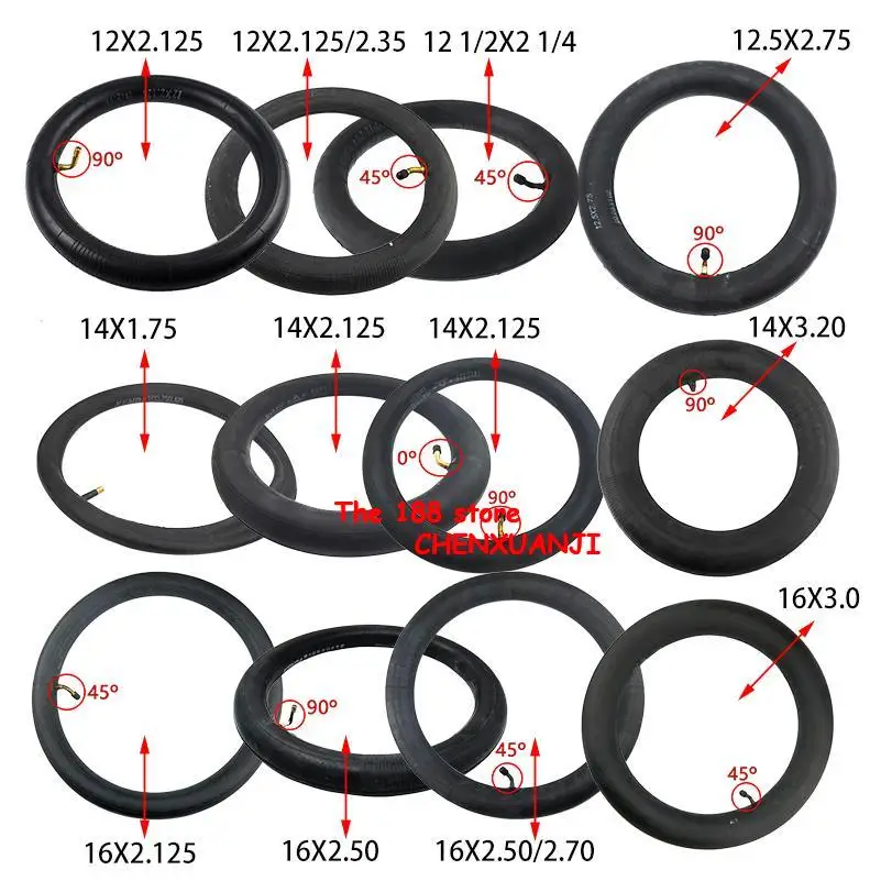 12/14 Inch 12/14x2.125 Inner Tube 16 Inch Tyre Inner Tube 16*2.125 Electric Bicycle Valve Stem Butyl Rubber Inner Tube
12/14 Inch 12/14x2.125 Inner Tube 16 Inch Tyre Inner Tube 16*2.125 Electric Bicycle Valve Stem Butyl Rubber Inner Tube