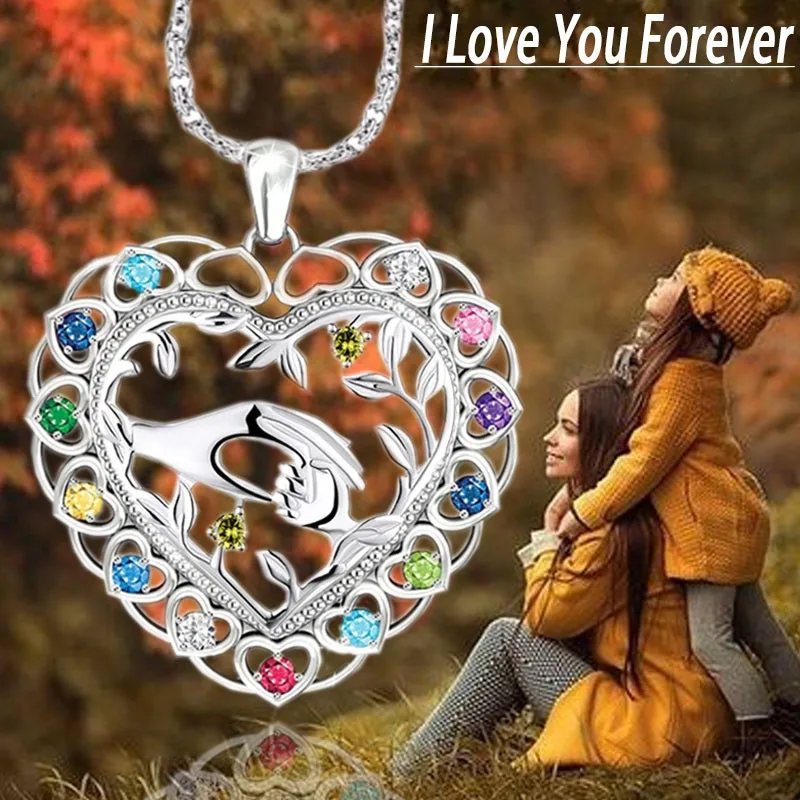 Heart-Shaped Mother-Son Necklace for Women Colorful Crystal Flower Winding Luxury High-End Fashion Pendant Wholesale Jewelry
Heart-Shaped Mother-Son Necklace for Women Colorful Crystal Flower Winding Luxury High-End Fashion Pendant Wholesale Jewelry
