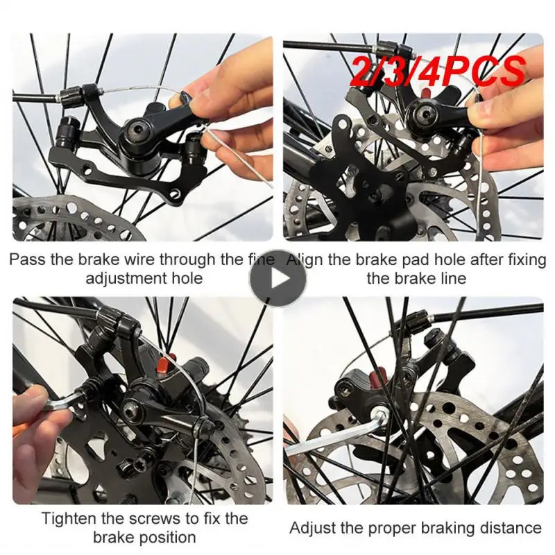 2/3/4PCS F160/r140 Aluminum Disc Brake Clamp Front/rear Disc Type Arrester Mechanical Alufer Disc Brake Bicycle Accessories
2/3/4PCS F160/r140 Aluminum Disc Brake Clamp Front/rear Disc Type Arrester Mechanical Alufer Disc Brake Bicycle Accessories