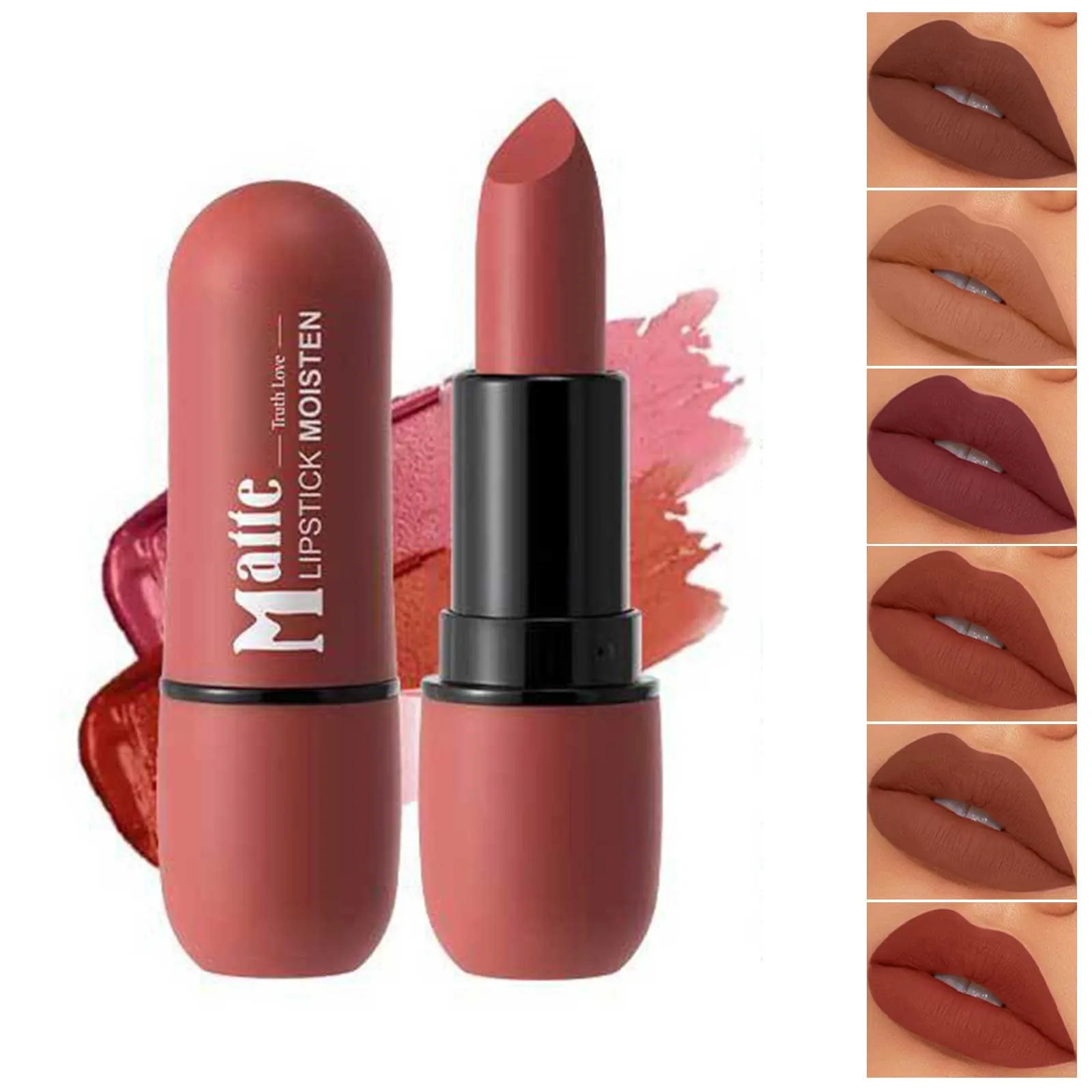6 Colors Of Velvet Smooth Lipstick Long Lasting & Waterproof Non Stick Cup Nude Color Lip Makeup Gift Let There Be Milk Drops
6 Colors Of Velvet Smooth Lipstick Long Lasting & Waterproof Non Stick Cup Nude Color Lip Makeup Gift Let There Be Milk Drops