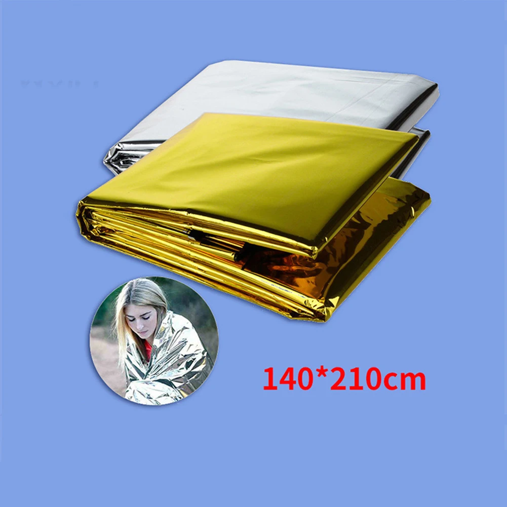 Emergency Blanket Outdoor Survive First Aid Military Rescue Kit Windproof Waterproof Foil Thermal Blanket for Camping Hiking Hot
Emergency Blanket Outdoor Survive First Aid Military Rescue Kit Windproof Waterproof Foil Thermal Blanket for Camping Hiking Hot