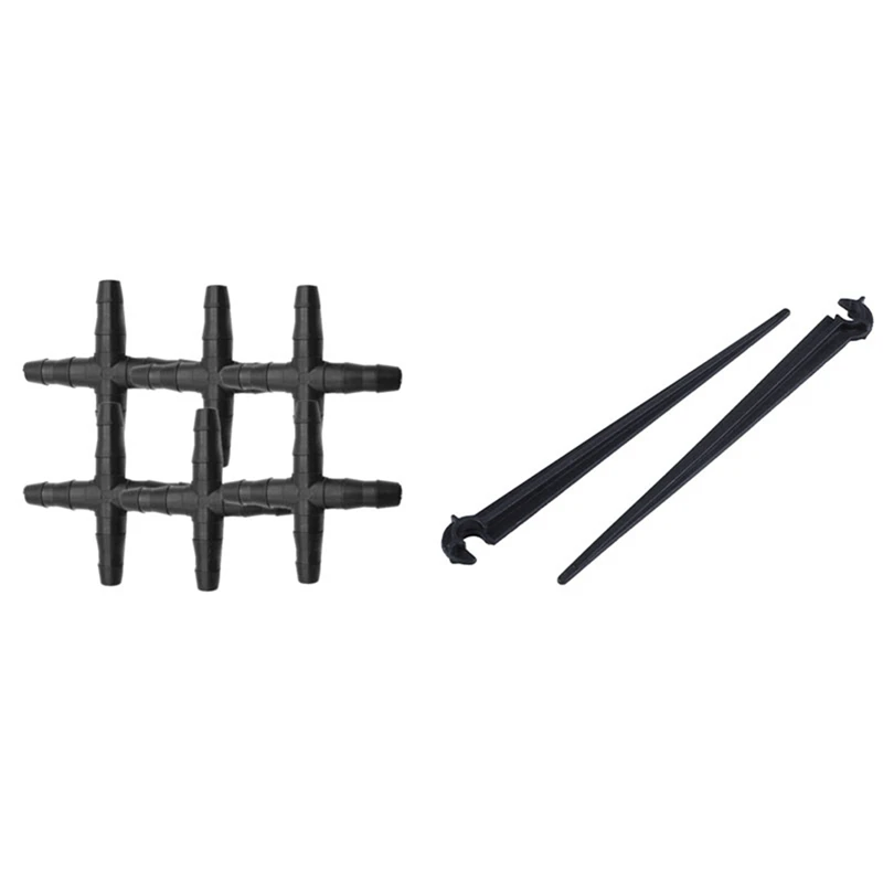 50 Pcs Hose Cross Straight Connector & 50Pcs C-Shaped Garden 4 / 7Mm Drip Irrigation Pipe Bracket Bracket
50 Pcs Hose Cross Straight Connector & 50Pcs C-Shaped Garden 4 / 7Mm Drip Irrigation Pipe Bracket Bracket