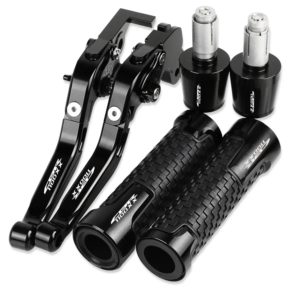 

CBR 1100XX Motorcycle Aluminum Brake Clutch Levers Handlebar Hand Grips ends For HONDA CBR1100XX 1997 1998 1999 2000 2001-2007