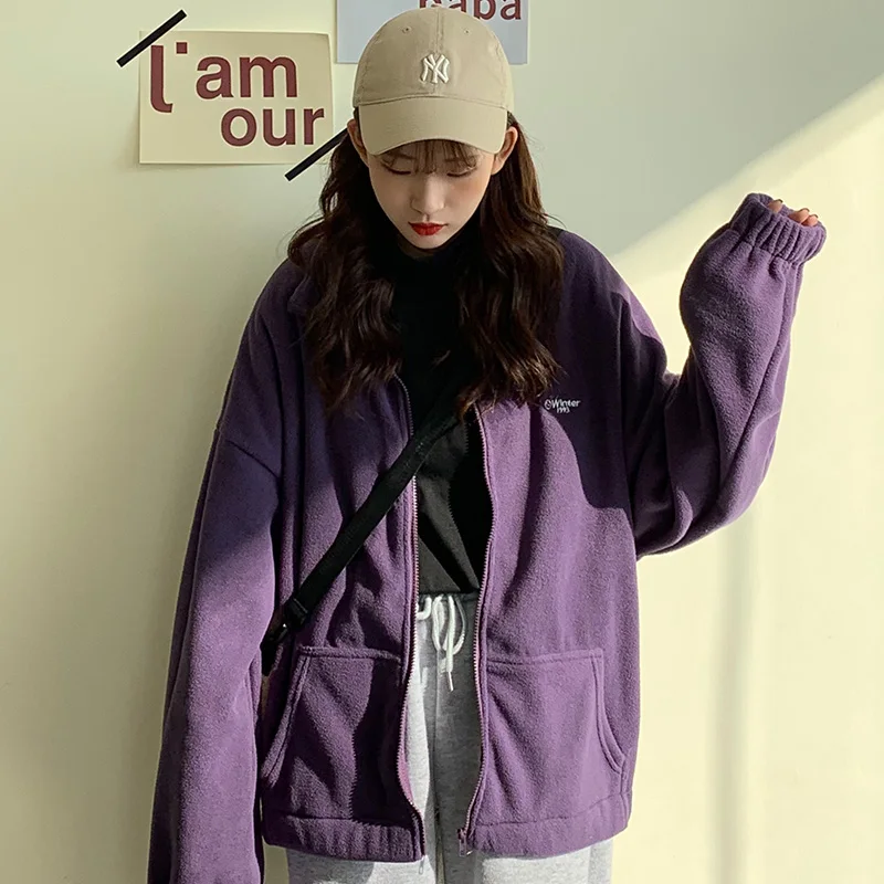 Women Zip-up Turn-down Collar Printed Pocket Long Sleeve Korean Style New Trendy Casual BF Ulzzang Harajuku Womens DailyHoodies
Women Zip-up Turn-down Collar Printed Pocket Long Sleeve Korean Style New Trendy Casual BF Ulzzang Harajuku Womens DailyHoodies