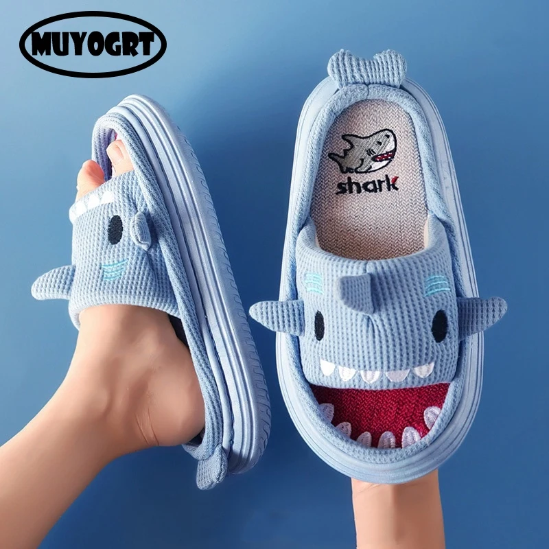 2022 New Shark Slippers Men Women Indoor Home Shoes Non-Slip Cotton Linen Cute Shark Funny Slides Autumn Comfort Couple Slippers
2022 New Shark Slippers Men Women Indoor Home Shoes Non-Slip Cotton Linen Cute Shark Funny Slides Autumn Comfort Couple Slippers