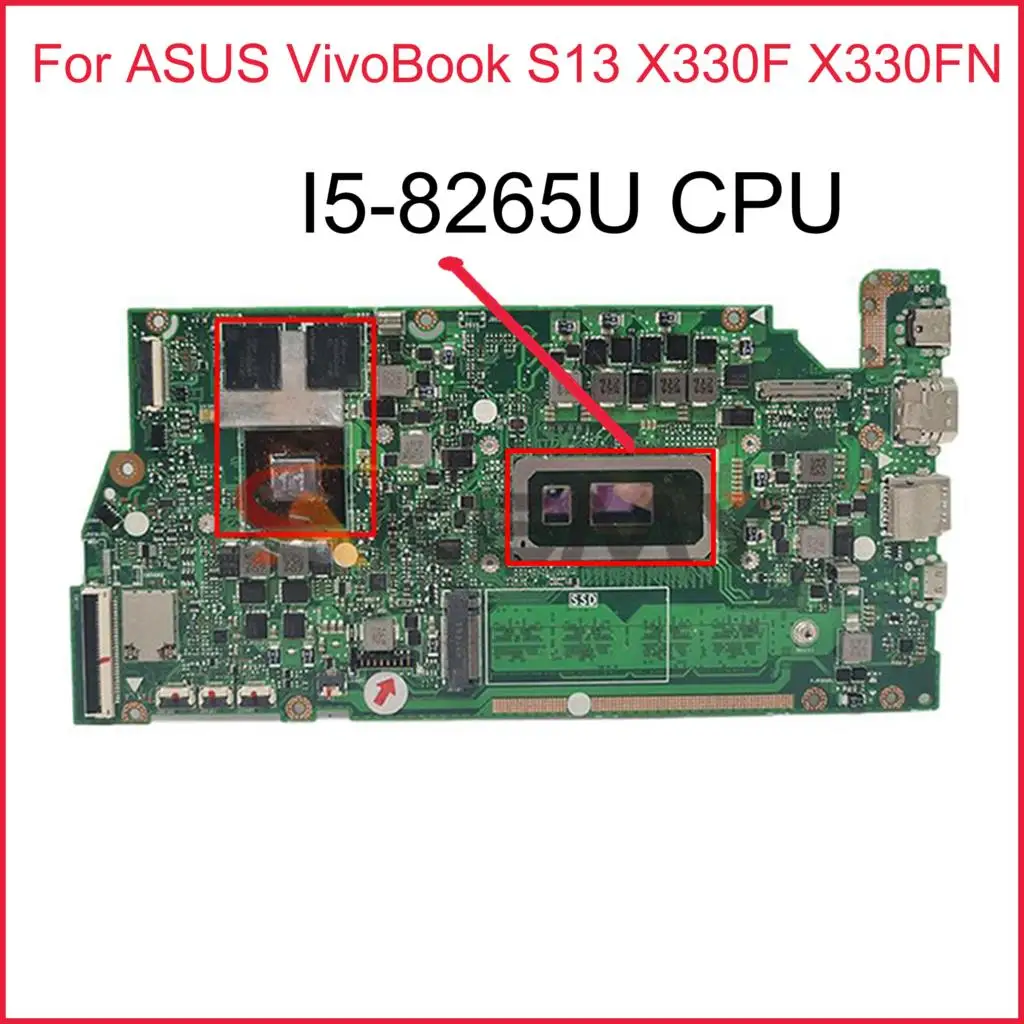 Материнская плата SAMXINNO X330FN для ноутбука Asus VivoBook S13 X330F X330FN S330FN S330F, материнская плата с 8 Гб ОЗУ I5-8265U CPU
Материнская плата SAMXINNO X330FN для ноутбука Asus VivoBook S13 X330F X330FN S330FN S330F, материнская плата с 8 Гб ОЗУ I5-8265U CPU