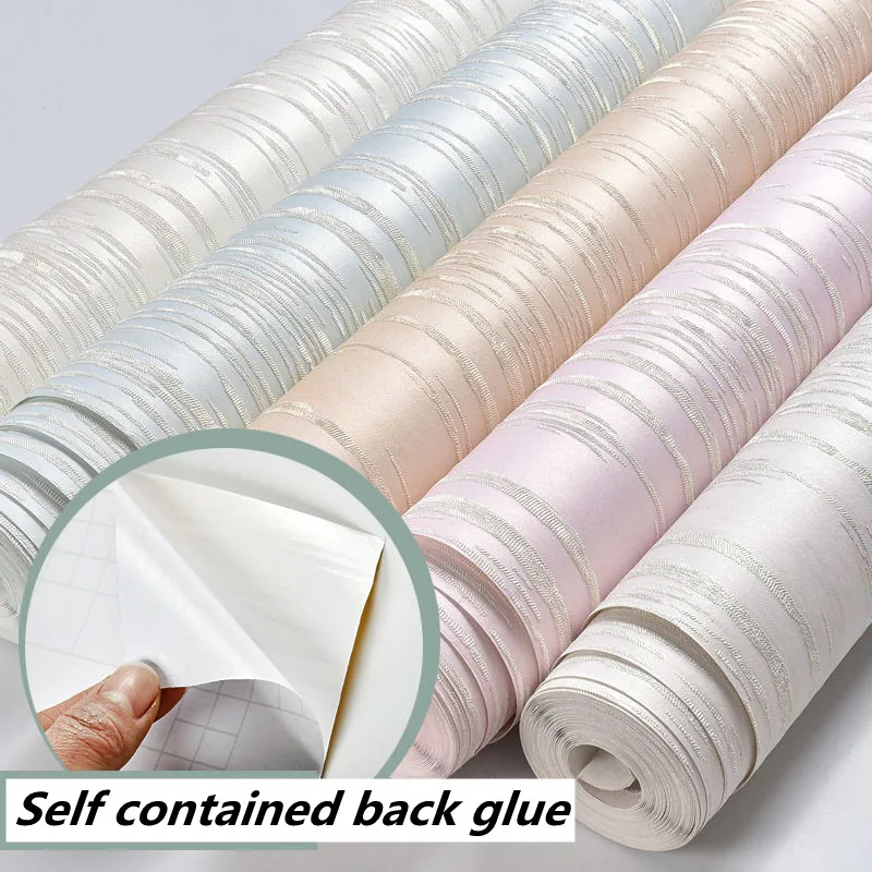 Embossed 3D Texture Wallpaper Self-adhesive Stripe Luxury Hotel Bedroom Living Room Wallboard Decoration Removable Contact Paper
Embossed 3D Texture Wallpaper Self-adhesive Stripe Luxury Hotel Bedroom Living Room Wallboard Decoration Removable Contact Paper
