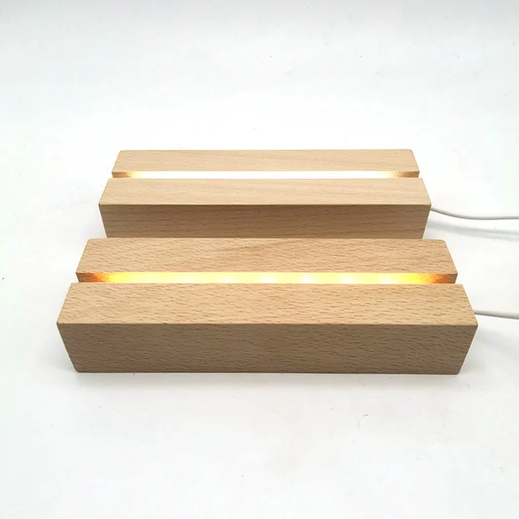 New 10/15/18cm DIY 3d Wooden Lamp Holder Wooden Lamp Acrylic Table Lamp Base Wooden Lighting Accessories Night Light
New 10/15/18cm DIY 3d Wooden Lamp Holder Wooden Lamp Acrylic Table Lamp Base Wooden Lighting Accessories Night Light