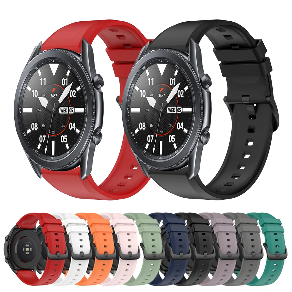 For Samsung Galaxy Watch 3 45mm Strap Silicone Fashon Sport Bracelet 22mm Watch Band For Galaxy Watch 46mm/Gear S3 Frontier Belt
For Samsung Galaxy Watch 3 45mm Strap Silicone Fashon Sport Bracelet 22mm Watch Band For Galaxy Watch 46mm/Gear S3 Frontier Belt