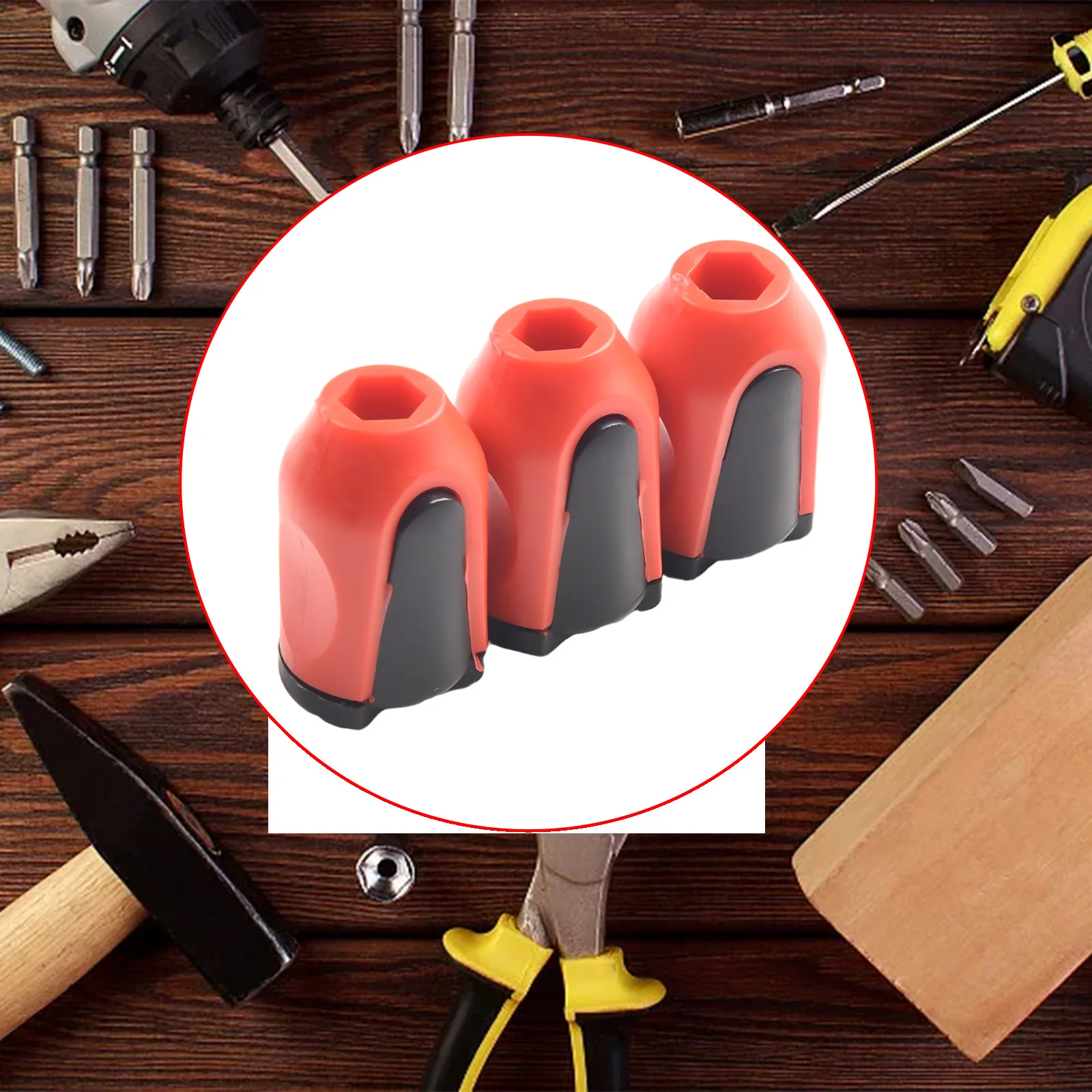 Durable New Practical Magnetic Ring holders ABS + metal Anti-slip 3pc 3pcs 6.35mm For Drill Bit For Screwdriver
Durable New Practical Magnetic Ring holders ABS + metal Anti-slip 3pc 3pcs 6.35mm For Drill Bit For Screwdriver