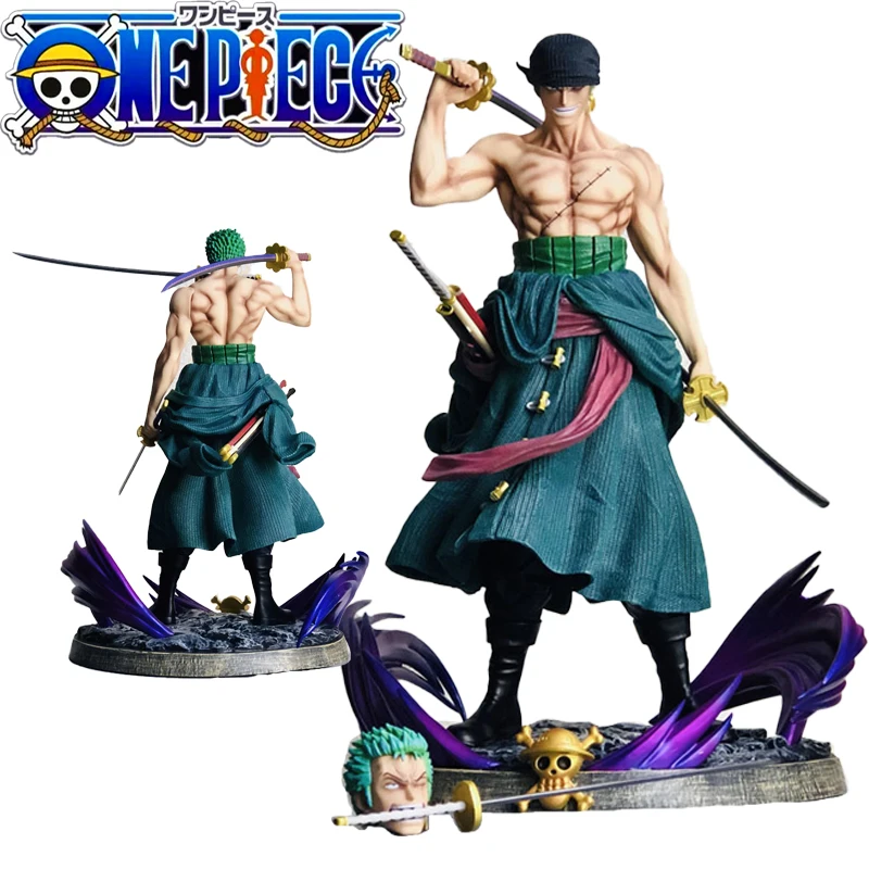 Bandai Anime One Piece Roronoa Zoro Action Figure Toys Model Figurine Decoration Collectible Statue 37cm Gifts For Boys
Bandai Anime One Piece Roronoa Zoro Action Figure Toys Model Figurine Decoration Collectible Statue 37cm Gifts For Boys