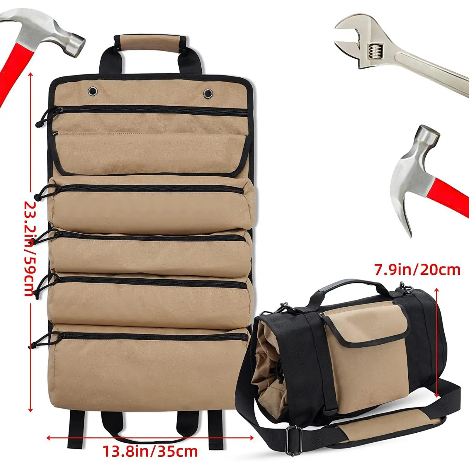 Рулонные сумки для инструментов для мужчин, регулируемый органайзер для инструментов, отверток, мастерских, гаечных ключей, ремонта
Рулонные сумки для инструментов для мужчин, регулируемый органайзер для инструментов, отверток, мастерских, гаечных ключей, ремонта