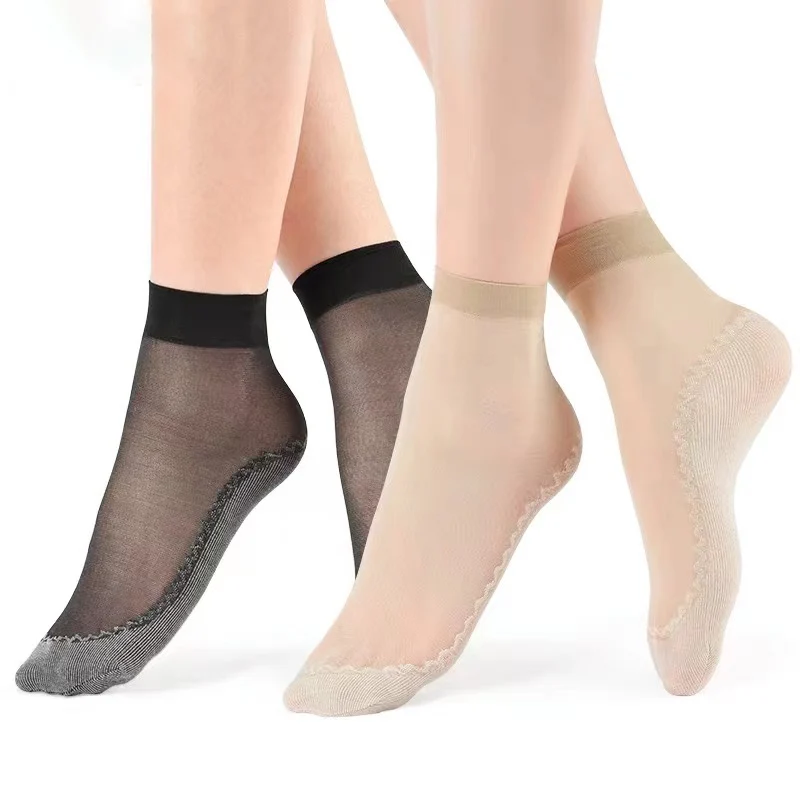 10 Pairs Summer Thin Nylon Women's Sockings Anti-hook Wire Soft Cotton Bottom Women Sock Breathable Deodorant Sexy Lady Silk Sox
10 Pairs Summer Thin Nylon Women's Sockings Anti-hook Wire Soft Cotton Bottom Women Sock Breathable Deodorant Sexy Lady Silk Sox