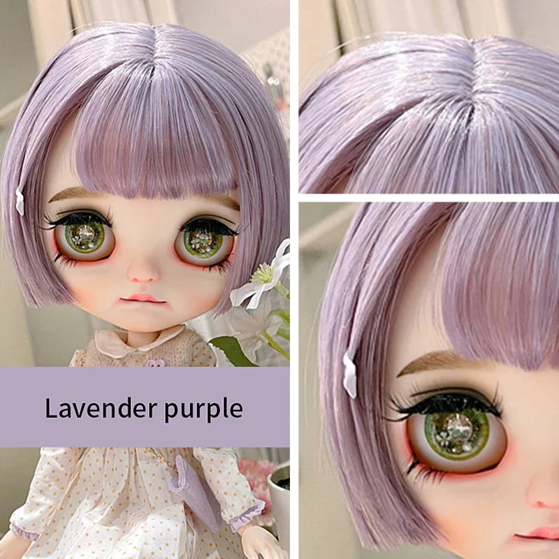 BJD Doll Wig For Blythe Size Dolls Accessories Wig Toy Tress For Dolls High Temperature Silk Fashion Purple Short Hair
BJD Doll Wig For Blythe Size Dolls Accessories Wig Toy Tress For Dolls High Temperature Silk Fashion Purple Short Hair