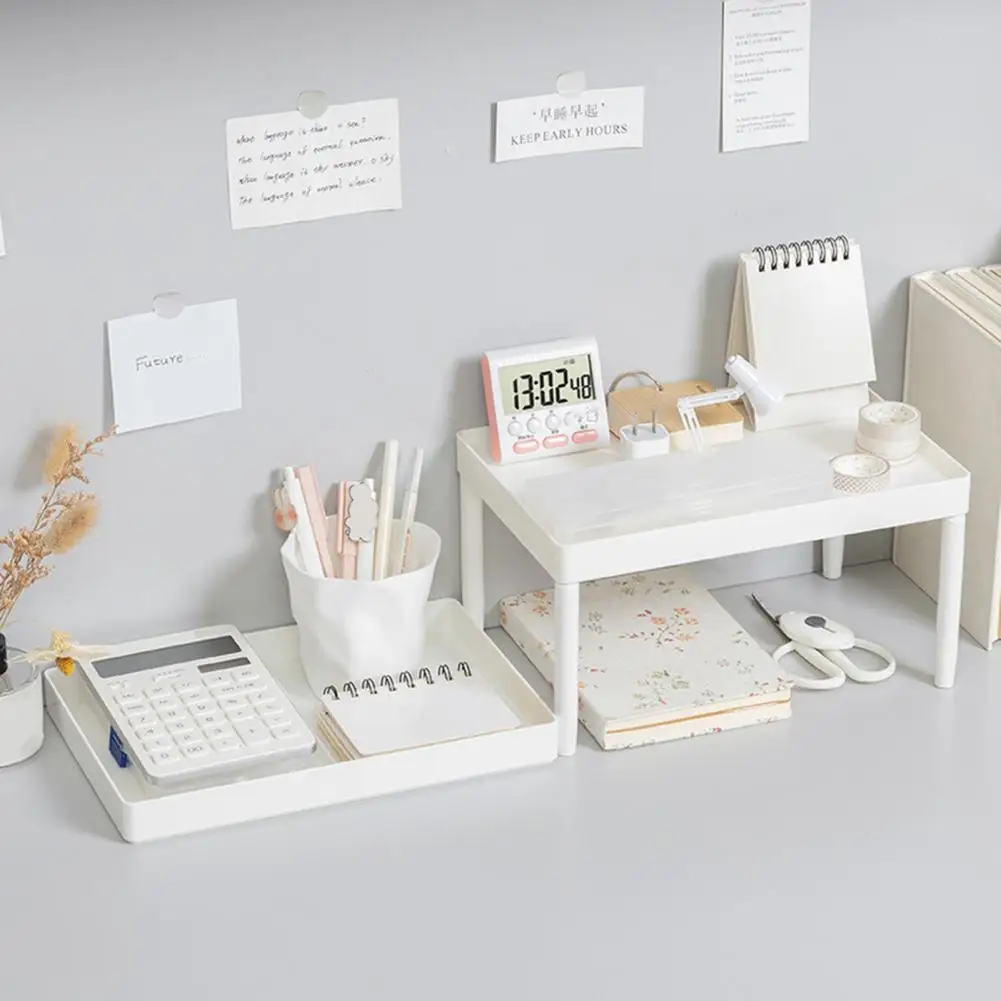Excellent Eco-friendly Convenient Storage Shelf Double-layer Desktop Storage Rack for Desktop Desk Sundries Organizer
Excellent Eco-friendly Convenient Storage Shelf Double-layer Desktop Storage Rack for Desktop Desk Sundries Organizer