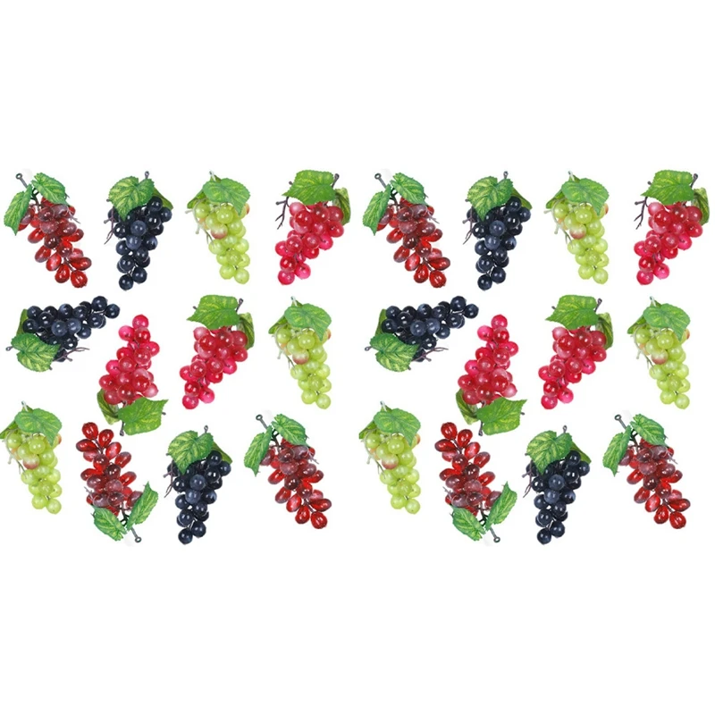 24 Bunches Artificial Grapes Simulation Decorative Lifelike Fake Grapes Clusters for Wedding Wine Kitchen Centerpiece
24 Bunches Artificial Grapes Simulation Decorative Lifelike Fake Grapes Clusters for Wedding Wine Kitchen Centerpiece