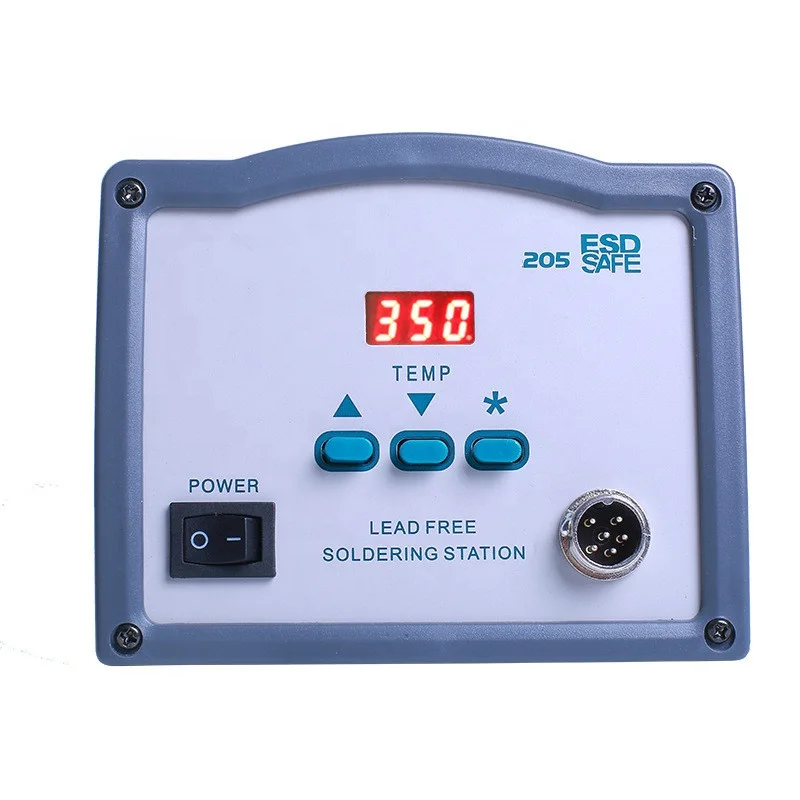 High Quality 150W Safe Lead-free Digital Soldering Rework 205 Welding Station
High Quality 150W Safe Lead-free Digital Soldering Rework 205 Welding Station