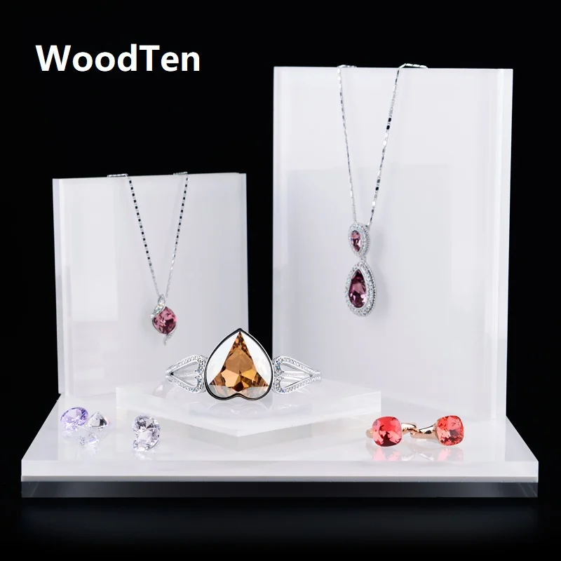 WoodTen 4pcs/set Acrylic Jewelry Display Stand for Ring Earring Necklace Bracelet Exhibitor Holder Jewelry Organizer Showcase
WoodTen 4pcs/set Acrylic Jewelry Display Stand for Ring Earring Necklace Bracelet Exhibitor Holder Jewelry Organizer Showcase