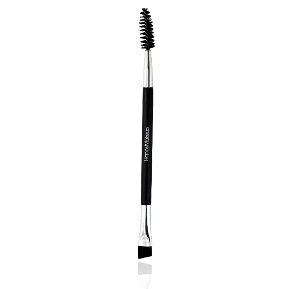 Портативная Женская Косметическая щетка HappyMakeup с двумя деревянными ручками, расческа для бровей
Портативная Женская Косметическая щетка HappyMakeup с двумя деревянными ручками, расческа для бровей