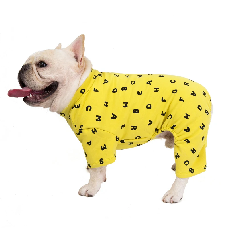 Cotton Dog Pajamas Jumpsuit Pug French Bulldog Clothes Schnauzer Clothing Pet Outfit Overall Poodle Bichon Dog Pyjama Pijama
Cotton Dog Pajamas Jumpsuit Pug French Bulldog Clothes Schnauzer Clothing Pet Outfit Overall Poodle Bichon Dog Pyjama Pijama