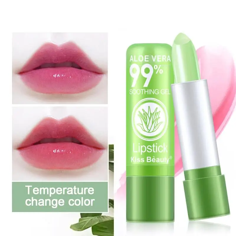 Color Changing Lip Balm Natural Aloe Veras Lipstick Long Lasting Moisturizing Makeup Cosmetics For Women
Color Changing Lip Balm Natural Aloe Veras Lipstick Long Lasting Moisturizing Makeup Cosmetics For Women