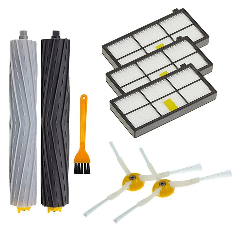 Rubber Side Brush HEPA Filter Replenishment Roller Brush For Irobot Roomba 960 900 891 800 Series Accessories Kit
Rubber Side Brush HEPA Filter Replenishment Roller Brush For Irobot Roomba 960 900 891 800 Series Accessories Kit