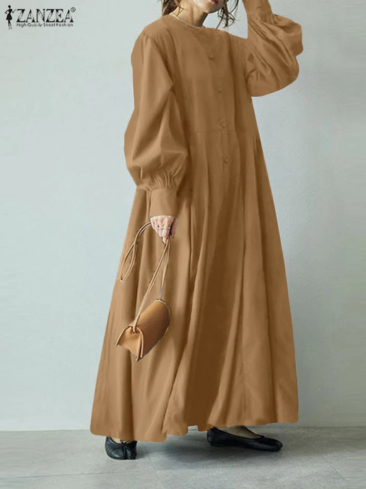 Модные женские платья-рубашки ZANZEA, Vestidos, повседневный Однотонный женский мешковатый плиссированный сарафан 2022, женский халат оверсайз
Модные женские платья-рубашки ZANZEA, Vestidos, повседневный Однотонный женский мешковатый плиссированный сарафан 2022, женский халат оверсайз