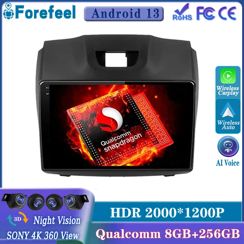 Android 13 Qualcomm Snapdragon для Chevrolet Holden S10 TRAILBLAZER Колорадо ISUZU мультимедийный автомобильный плеер навигация GPS радио
Android 13 Qualcomm Snapdragon для Chevrolet Holden S10 TRAILBLAZER Колорадо ISUZU мультимедийный автомобильный плеер навигация GPS радио