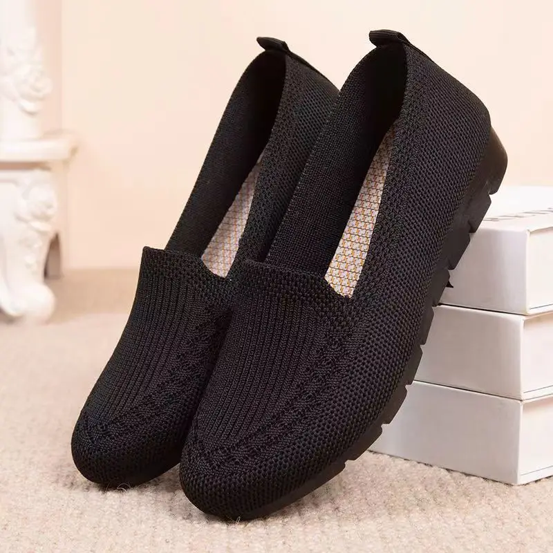 Mesh Slip On Shoes For Women Sneakers Breathable Light Walking Knitted Flat Casual Woman Sneakers Tennis Female Ladies Loafers
Mesh Slip On Shoes For Women Sneakers Breathable Light Walking Knitted Flat Casual Woman Sneakers Tennis Female Ladies Loafers