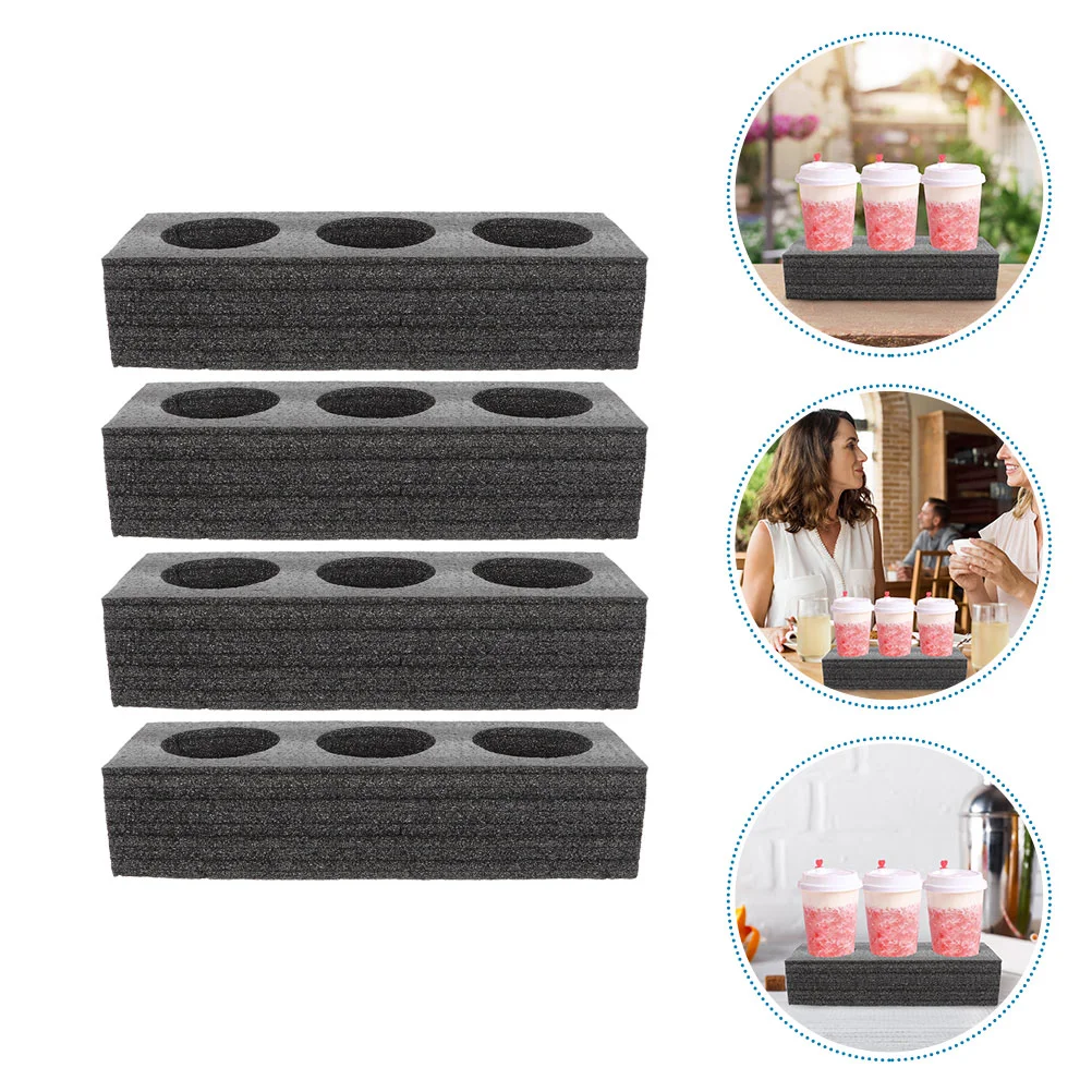 

Cup Carrier Drink Holder Tray Coffee Takeout Beverage Packing Take Out Delivery Trays Holders Tea Carriers Carry Bottle Drinks