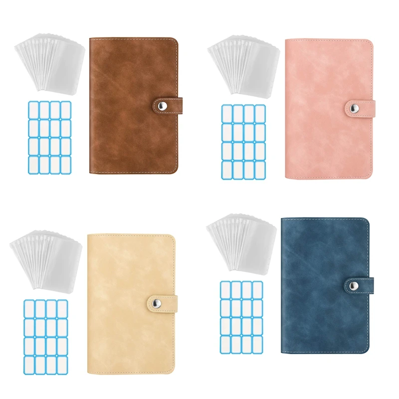 6-Ring Notebook Binder PU Leather Loose Leaf Notebook Binder Cover with Clear Plastic A6 Binder Envelopes Pouches
6-Ring Notebook Binder PU Leather Loose Leaf Notebook Binder Cover with Clear Plastic A6 Binder Envelopes Pouches