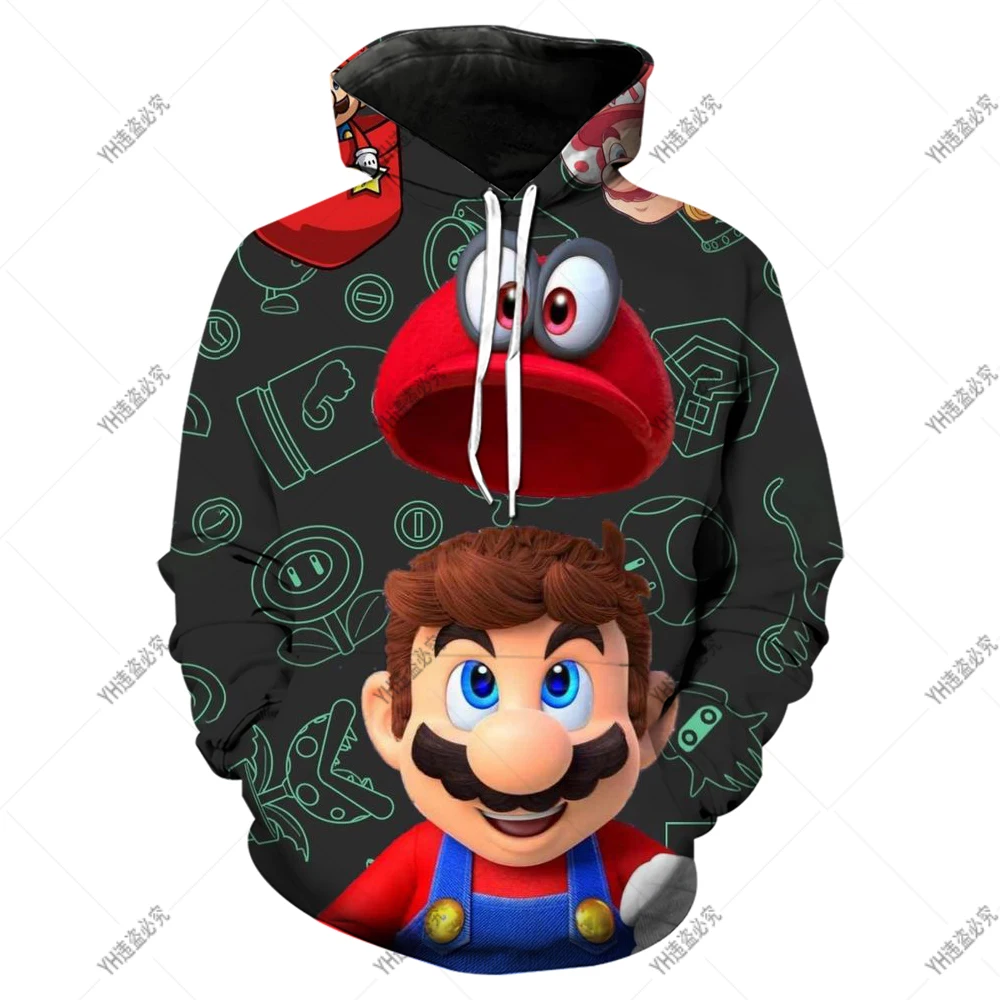 Spring Anime Mario Bros. Hoodie Casual Men's Ladies Kids Fashion Sweatshirts 3D Printed Streetwear Boys Girls Kids Cool Coats
Spring Anime Mario Bros. Hoodie Casual Men's Ladies Kids Fashion Sweatshirts 3D Printed Streetwear Boys Girls Kids Cool Coats