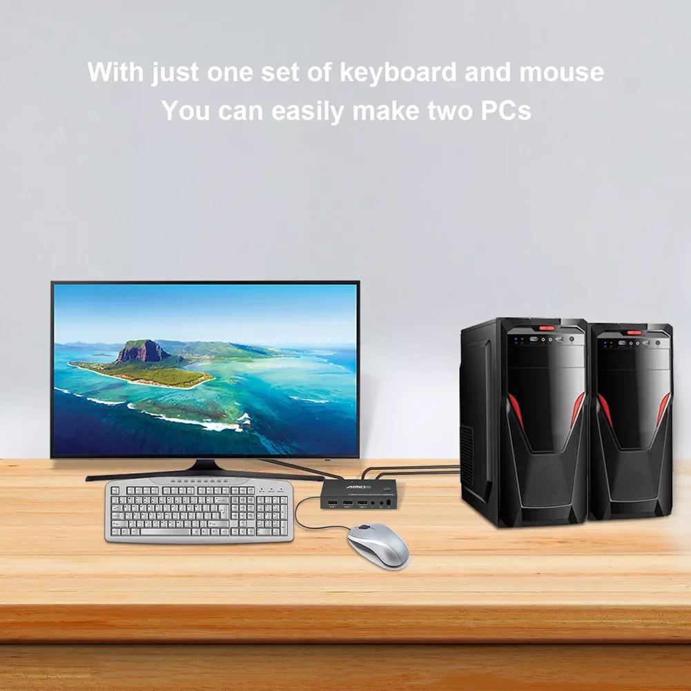Совместимый с HDMI KVM переключатель подключи и работай 2 в 1 выключатель USB Компьютерный мониторинг для ПК компьютерного принтера клавиатуры м...
Совместимый с HDMI KVM переключатель подключи и работай 2 в 1 выключатель USB Компьютерный мониторинг для ПК компьютерного принтера клавиатуры м...