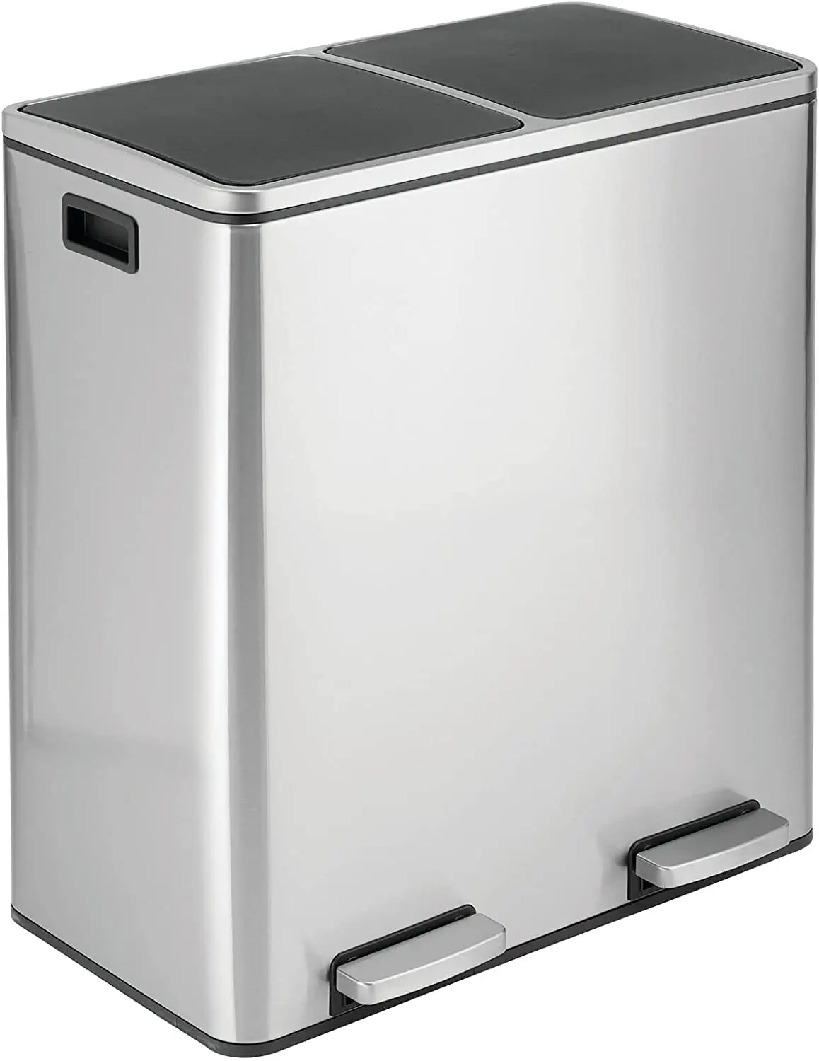 Металлическая стальная корзина для мусора 16 Gallon60Ls с двумя отсеками, двойная корзина для мусора
Металлическая стальная корзина для мусора 16 Gallon60Ls с двумя отсеками, двойная корзина для мусора