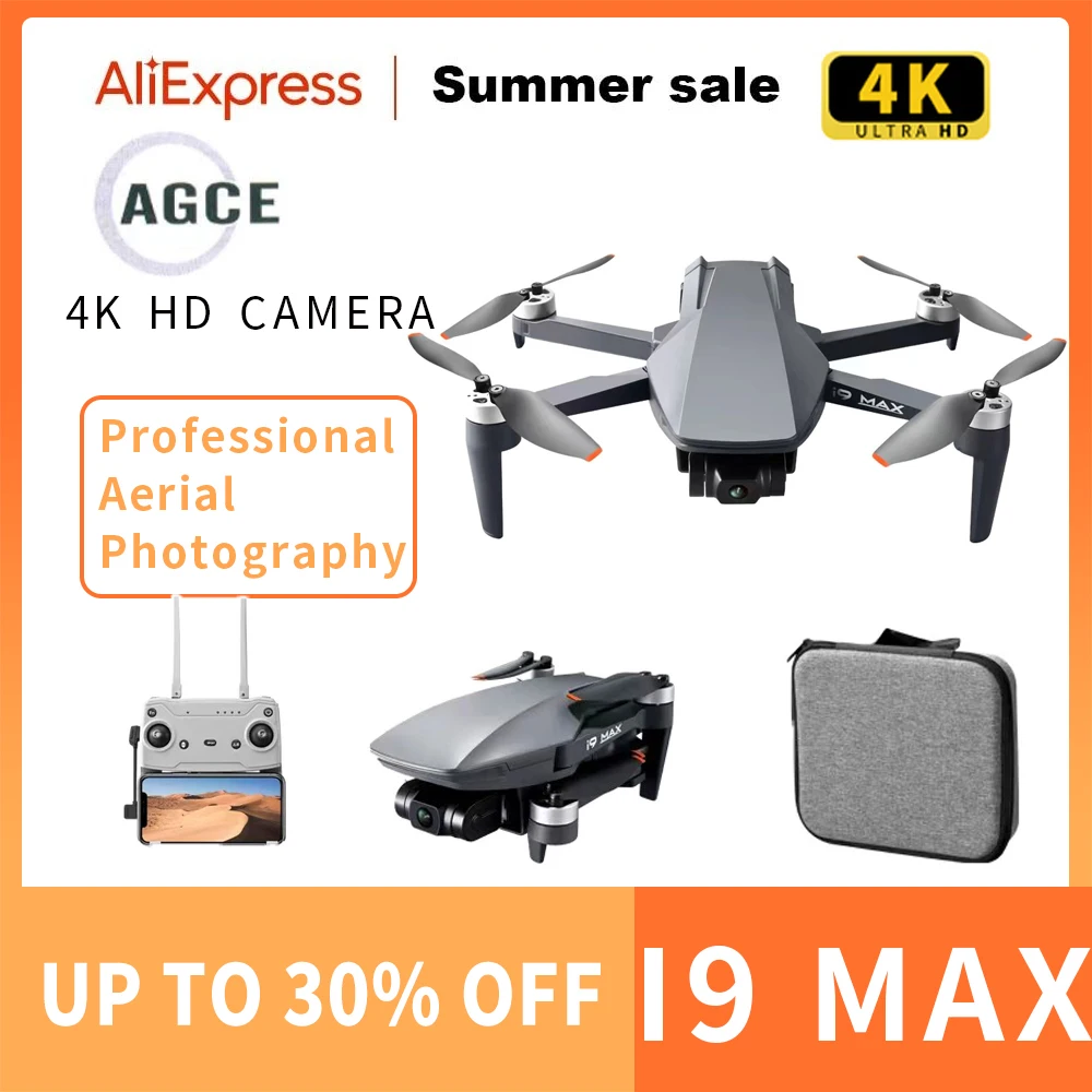 AGCE i9 MAX 240g GPS Drone With 4K Camera 3-Axis Gimbal Optical Flow Professional RC Quadcopter 26min Flight 3KM VS Faith MINI
AGCE i9 MAX 240g GPS Drone With 4K Camera 3-Axis Gimbal Optical Flow Professional RC Quadcopter 26min Flight 3KM VS Faith MINI