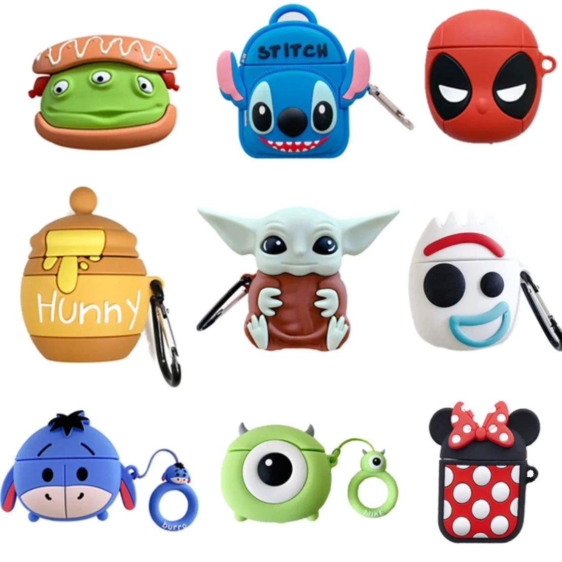 

INS Disney 3D Stitch Case for Apple AirPods 1 2 3rd Cover for AirPods Pro Cute Cartoon Protective Earphone Case Accessories