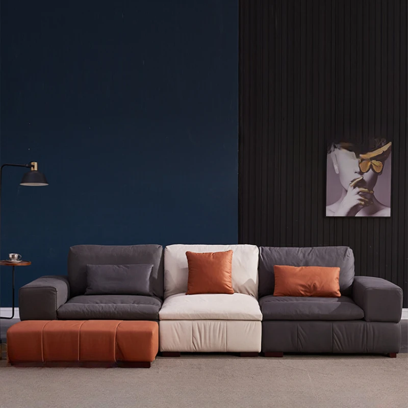Technology fabric sofa combination living room small apartment corner modern tofu block no-wash down Italian light luxury sofa
Technology fabric sofa combination living room small apartment corner modern tofu block no-wash down Italian light luxury sofa