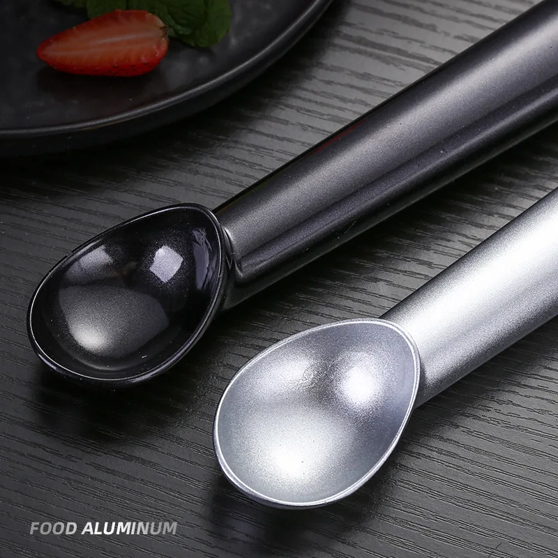 

Spoon Portable Aluminum Alloy Non-stick Anti-feeze Ice Cream Baller Stainless Steel Ice Cream Scoop Home Kitchen Tools Home