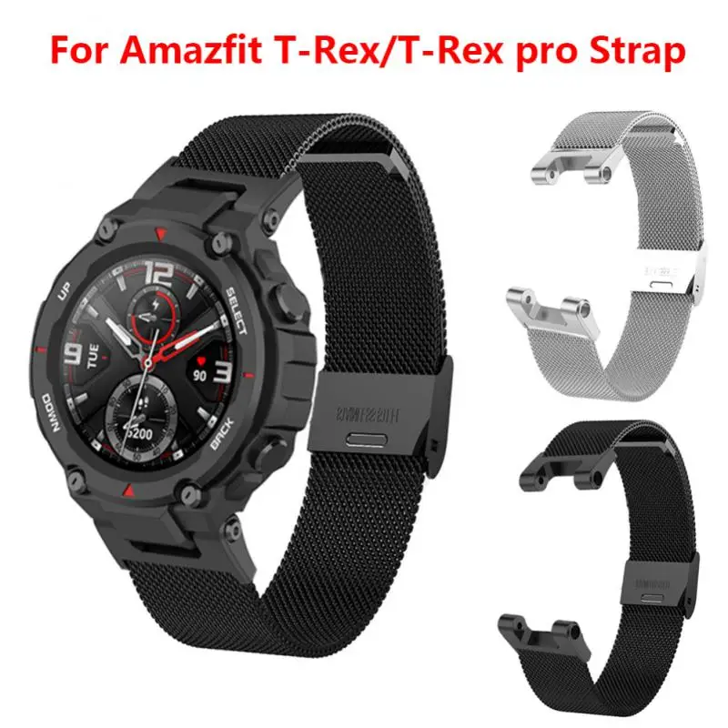 Watch Accessories Metal Band Soft Stainless Steel Metal Replacement Strap Fashion Wrist Strap For Xiaomi Amazfit T Rex
Watch Accessories Metal Band Soft Stainless Steel Metal Replacement Strap Fashion Wrist Strap For Xiaomi Amazfit T Rex