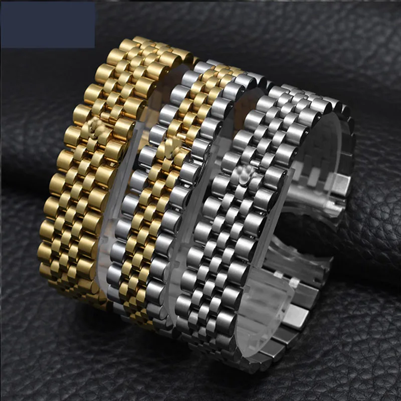 Watch accessories steel strap male 13mm 17mm 20mm sports date luxury series five beads full solid strap women watch band
Watch accessories steel strap male 13mm 17mm 20mm sports date luxury series five beads full solid strap women watch band