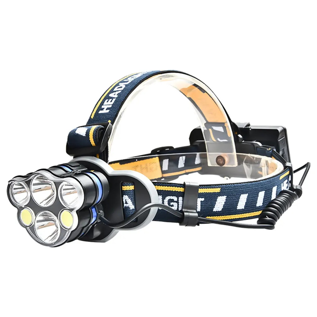 6 LED High Power Headlamp T6 COB Head Flashlight Torch Fishing Headlight Hunting Camping LED Forehead Lamp
6 LED High Power Headlamp T6 COB Head Flashlight Torch Fishing Headlight Hunting Camping LED Forehead Lamp