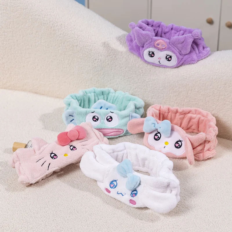 Kawaii Sanrio Anime My Melody Kuromi Anti-slip Hair Band Cinnamoroll Cute Cartoon Yoga Face Wash Headband Girls
Kawaii Sanrio Anime My Melody Kuromi Anti-slip Hair Band Cinnamoroll Cute Cartoon Yoga Face Wash Headband Girls