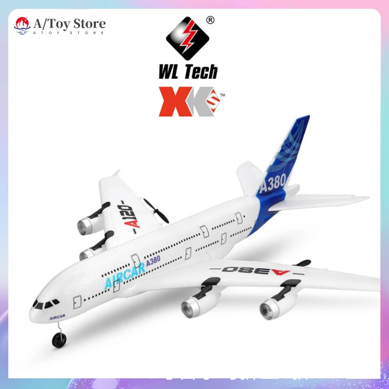 WLTOYS A120-A380 Airbus 510 мм Wingspan 2 4 ГГц 3CH RC самолет с неподвижным крылом RTF режимом