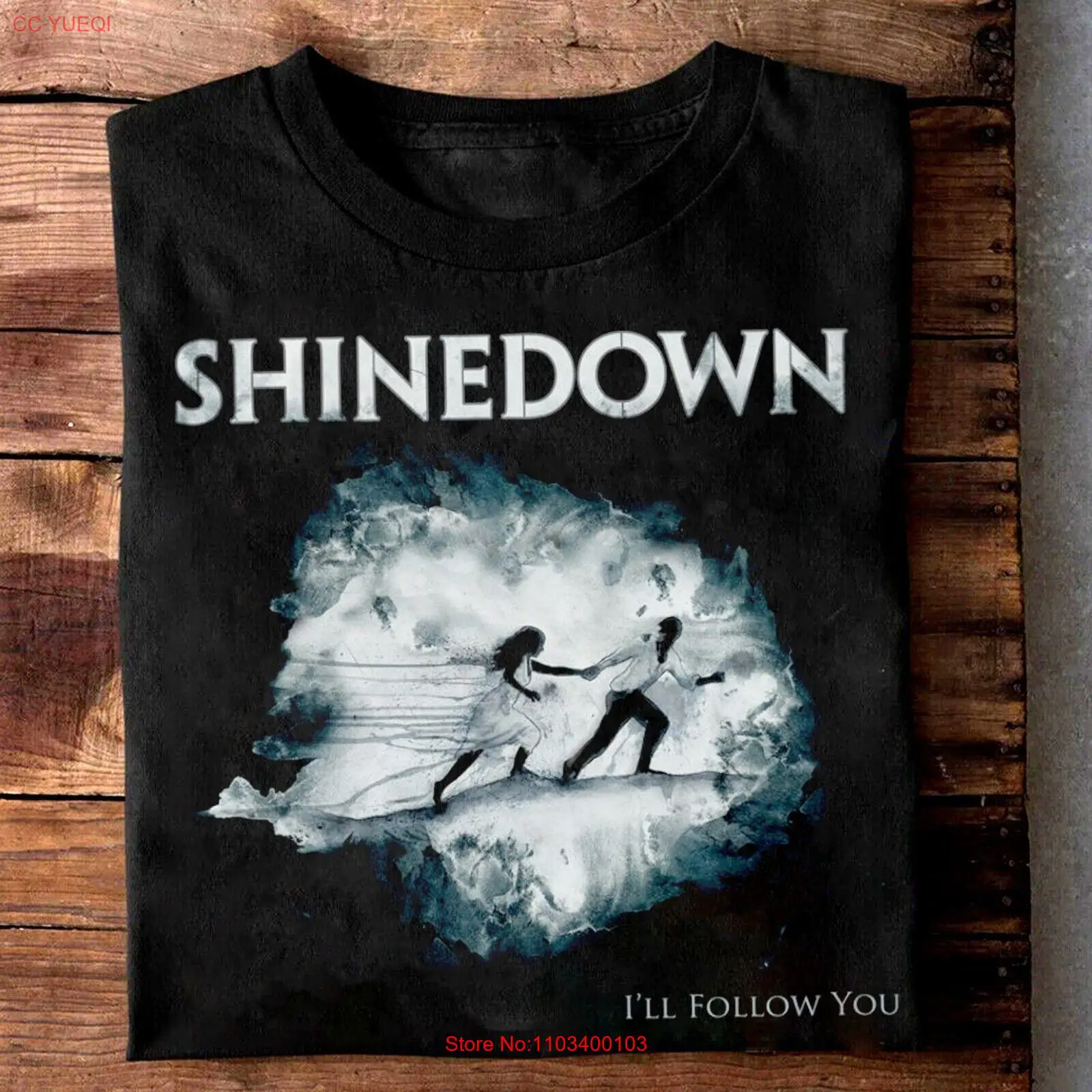Shinedown Band I Will Follow You хлопковая черная футболка унисекс всех размеров