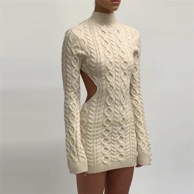 Nibber Autumn Mini Knit Dress for Women Clothing Basic Sexy Backless Wool Dress Fall Winter Luxurious Christmas Wear 2022 Outfit
Nibber Autumn Mini Knit Dress for Women Clothing Basic Sexy Backless Wool Dress Fall Winter Luxurious Christmas Wear 2022 Outfit