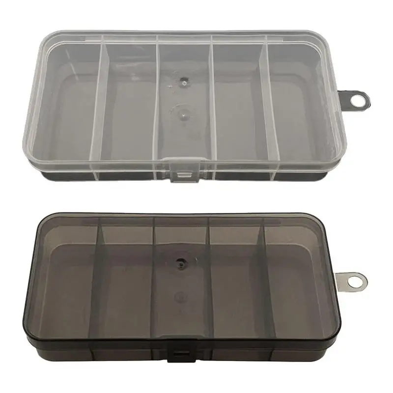 Fishing Bait Tackle Box Luya 5 Grid Lure Storage Box Transparent Design Fishing Lure Organizer Case For Beads Lures And Hooks
Fishing Bait Tackle Box Luya 5 Grid Lure Storage Box Transparent Design Fishing Lure Organizer Case For Beads Lures And Hooks