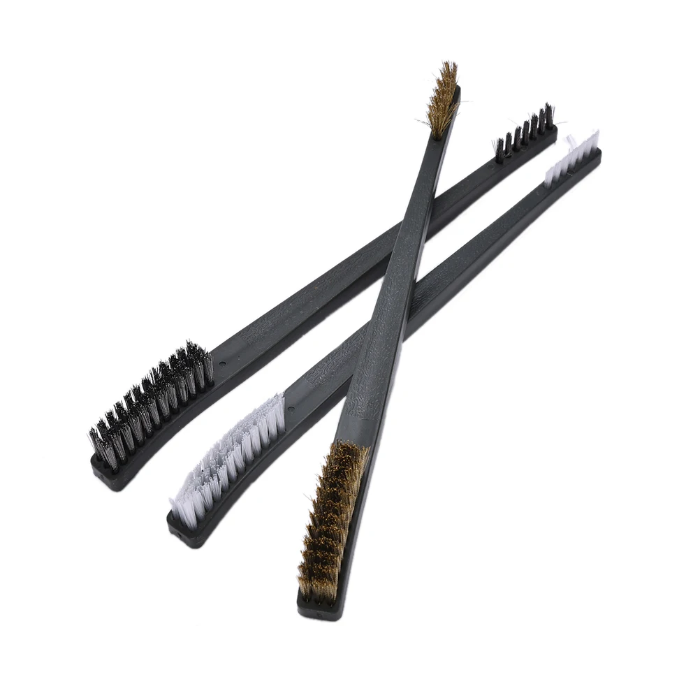 3PCS Stainless Steel Copper Wire Brush Brushes Rust Scrub Remove Cleaning Tools 18cm
3PCS Stainless Steel Copper Wire Brush Brushes Rust Scrub Remove Cleaning Tools 18cm