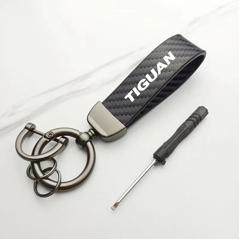 Leather Car Keychain Carbon Fiber Custom Sport Line For TIGUAN MK2 Car Accessories
Leather Car Keychain Carbon Fiber Custom Sport Line For TIGUAN MK2 Car Accessories