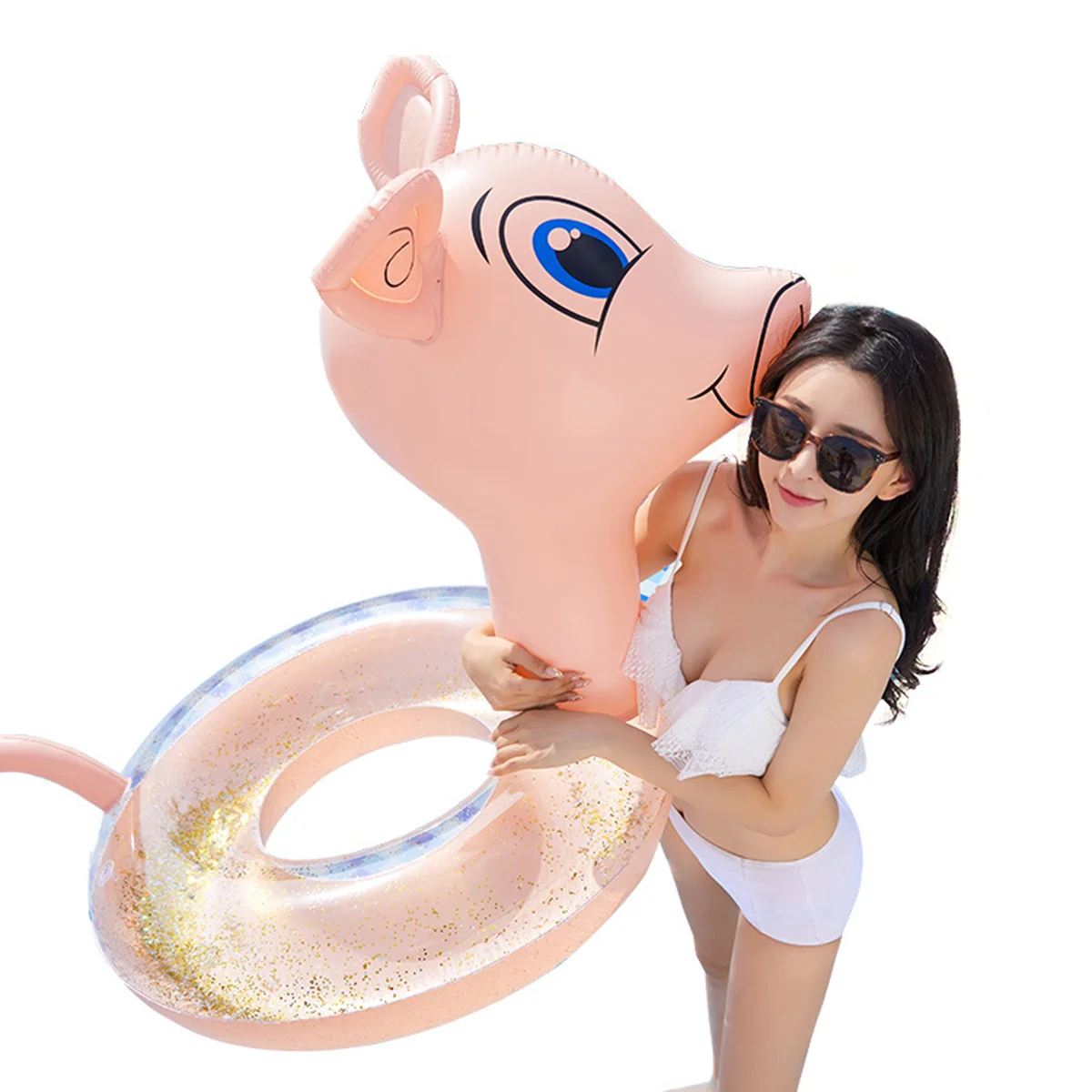 1pc Adult Adorable Pattern Swimming Ring Thickened Sequins Inflatable Water Playing Ring for Summer
1pc Adult Adorable Pattern Swimming Ring Thickened Sequins Inflatable Water Playing Ring for Summer