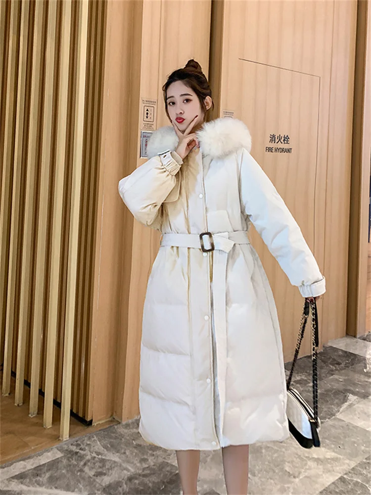 Down Jacket Women's Mid-length 2022 New Fashionable Over-the-knee Winter Coat White Slim Light Luxury Fur Collar Hooded Parkas
Down Jacket Women's Mid-length 2022 New Fashionable Over-the-knee Winter Coat White Slim Light Luxury Fur Collar Hooded Parkas